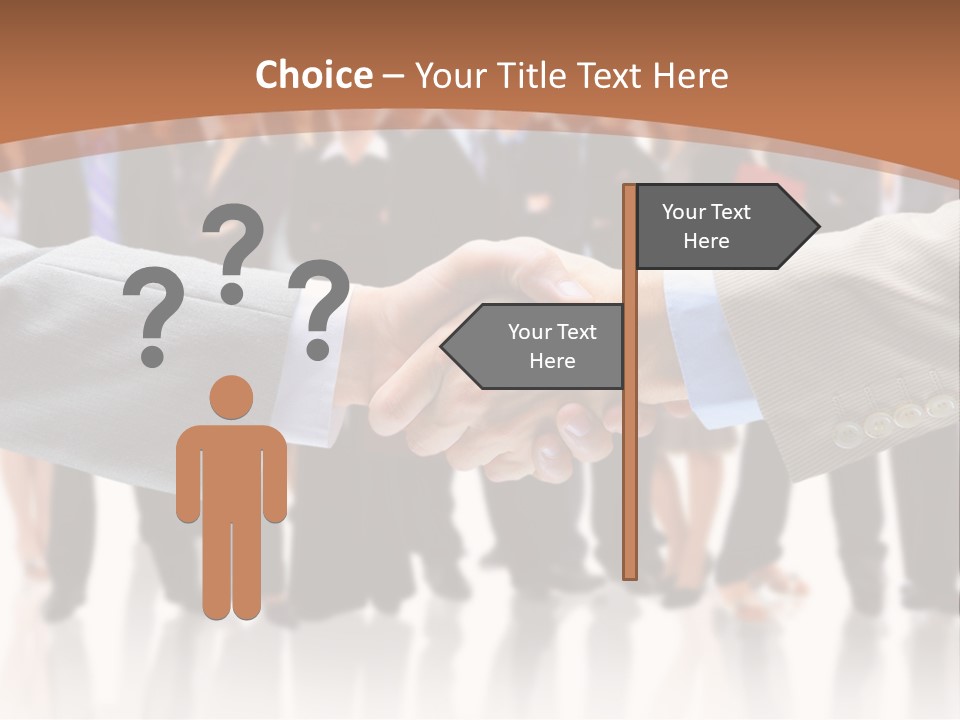 Hand Ready Shake PowerPoint Template
