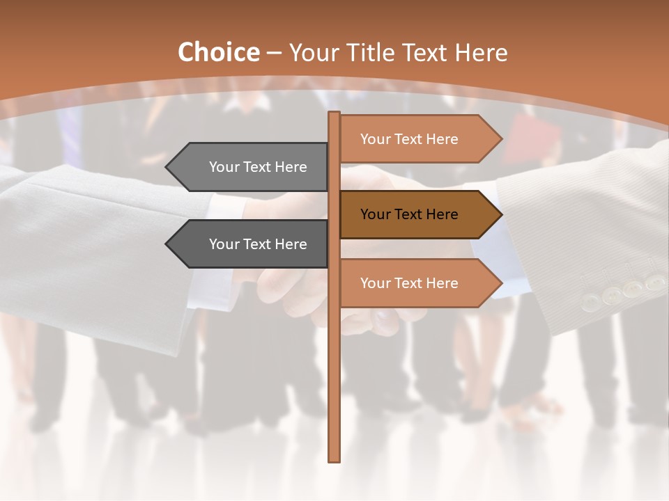 Hand Ready Shake PowerPoint Template