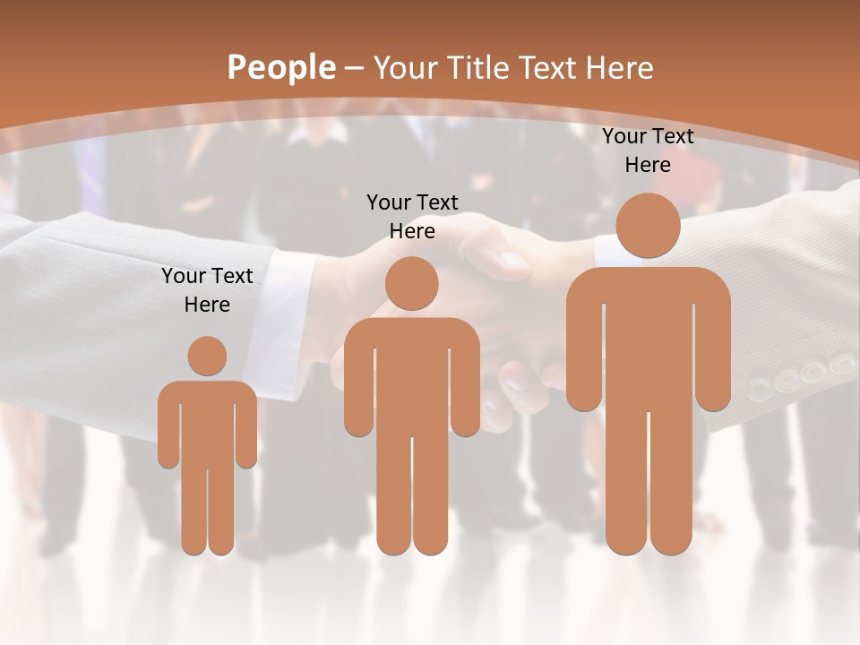 Hand Ready Shake PowerPoint Template