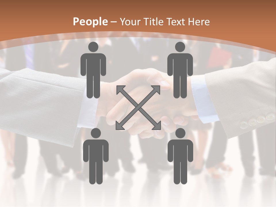 Hand Ready Shake PowerPoint Template