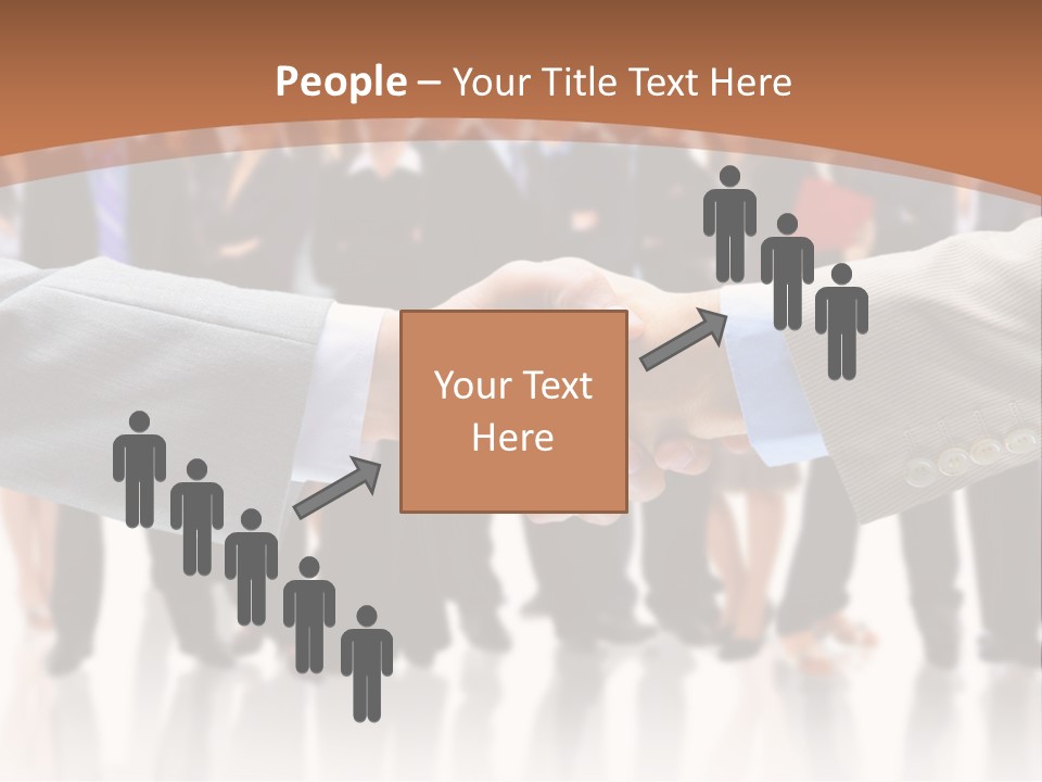 Hand Ready Shake PowerPoint Template