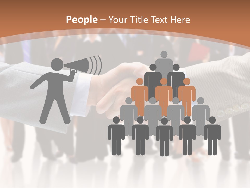 Hand Ready Shake PowerPoint Template