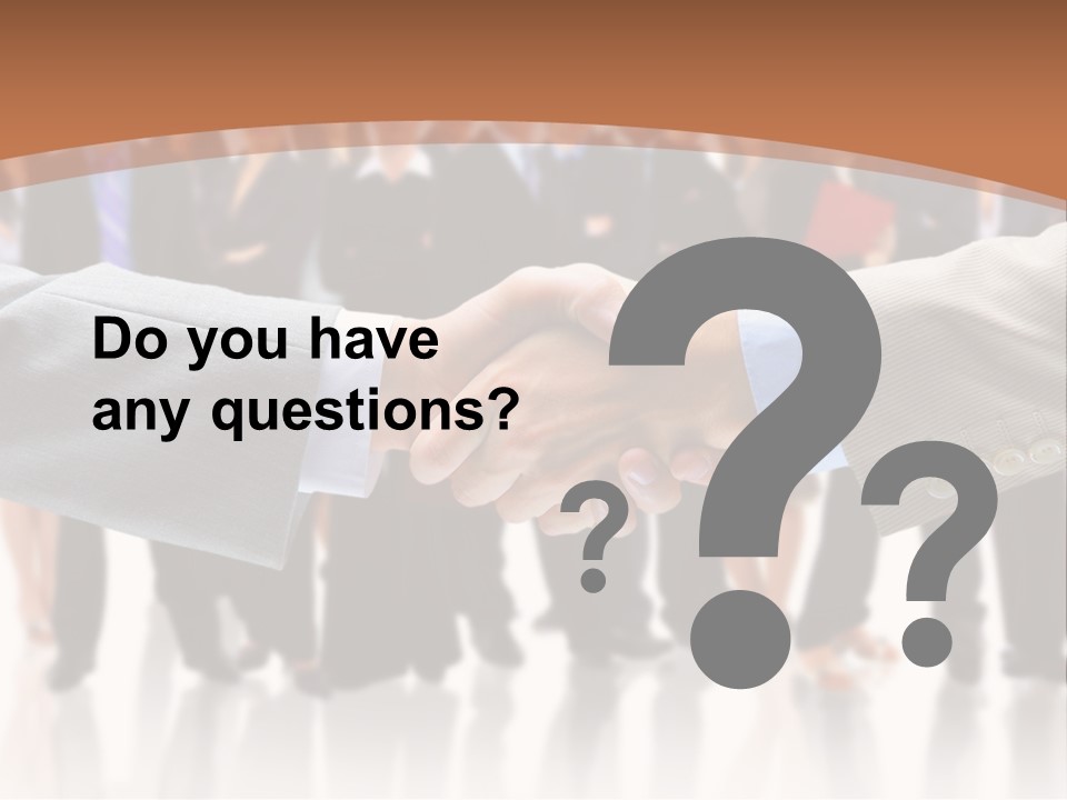 Hand Ready Shake PowerPoint Template