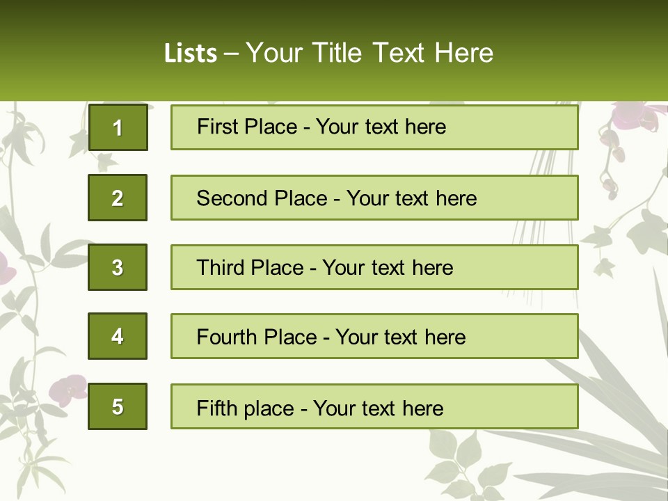 Fresh Freshness Frame PowerPoint Template