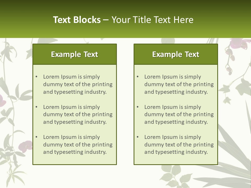 Fresh Freshness Frame PowerPoint Template