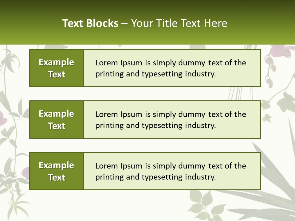 Fresh Freshness Frame PowerPoint Template