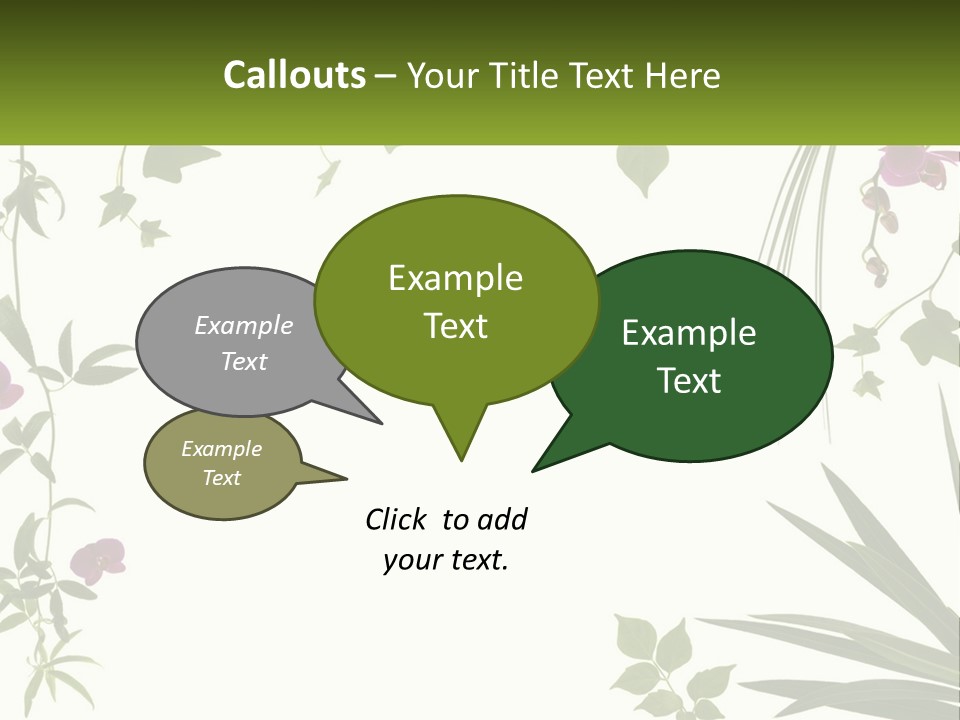 Fresh Freshness Frame PowerPoint Template
