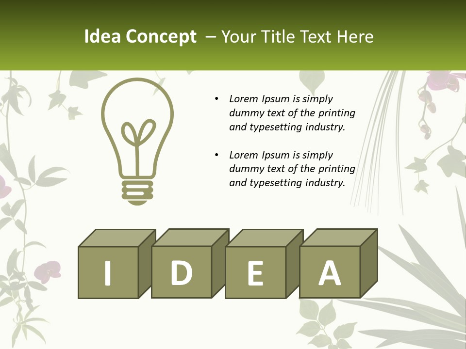 Fresh Freshness Frame PowerPoint Template