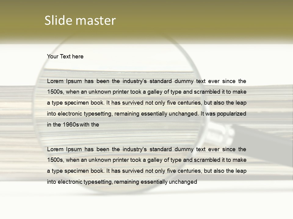 Publication Routine Office PowerPoint Template