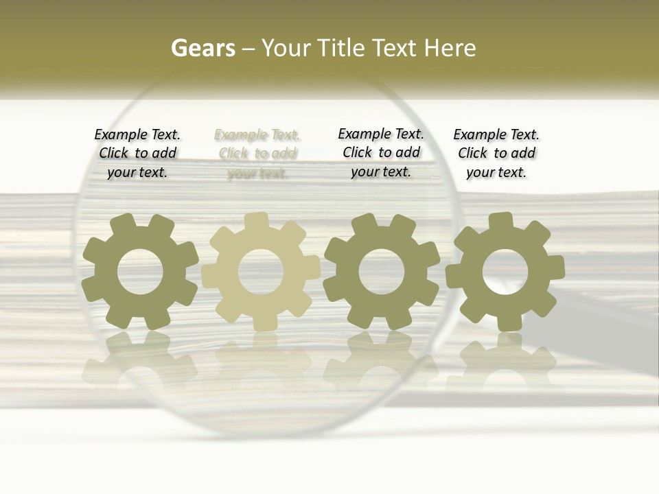 Publication Routine Office PowerPoint Template