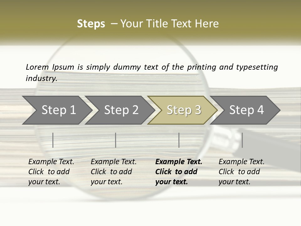 Publication Routine Office PowerPoint Template