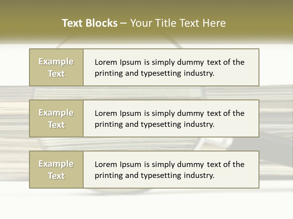 Publication Routine Office PowerPoint Template