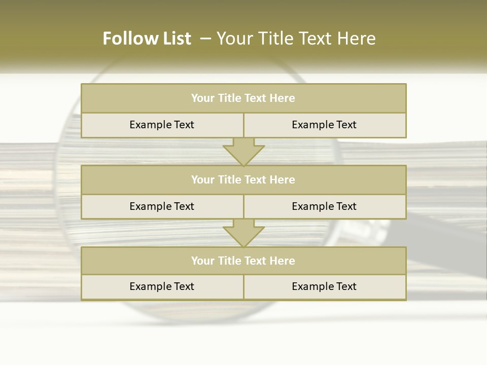 Publication Routine Office PowerPoint Template