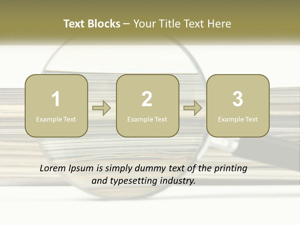 Publication Routine Office PowerPoint Template