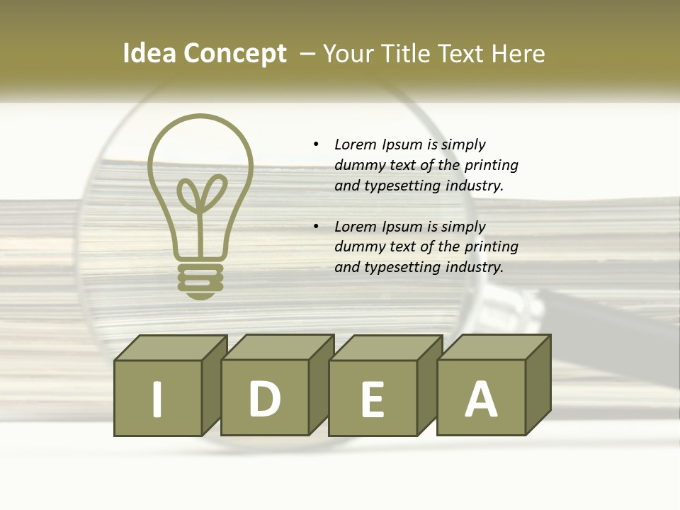 Publication Routine Office PowerPoint Template