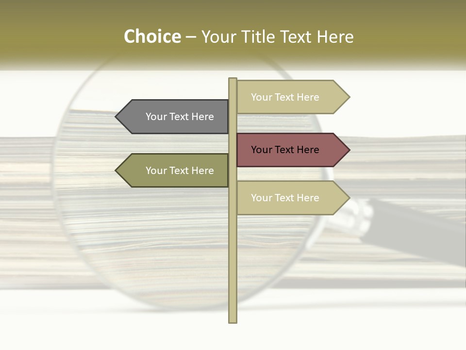 Publication Routine Office PowerPoint Template