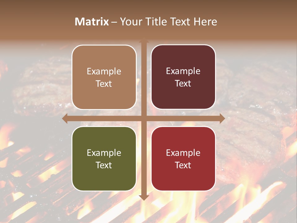 Grid Metal Smoke PowerPoint Template