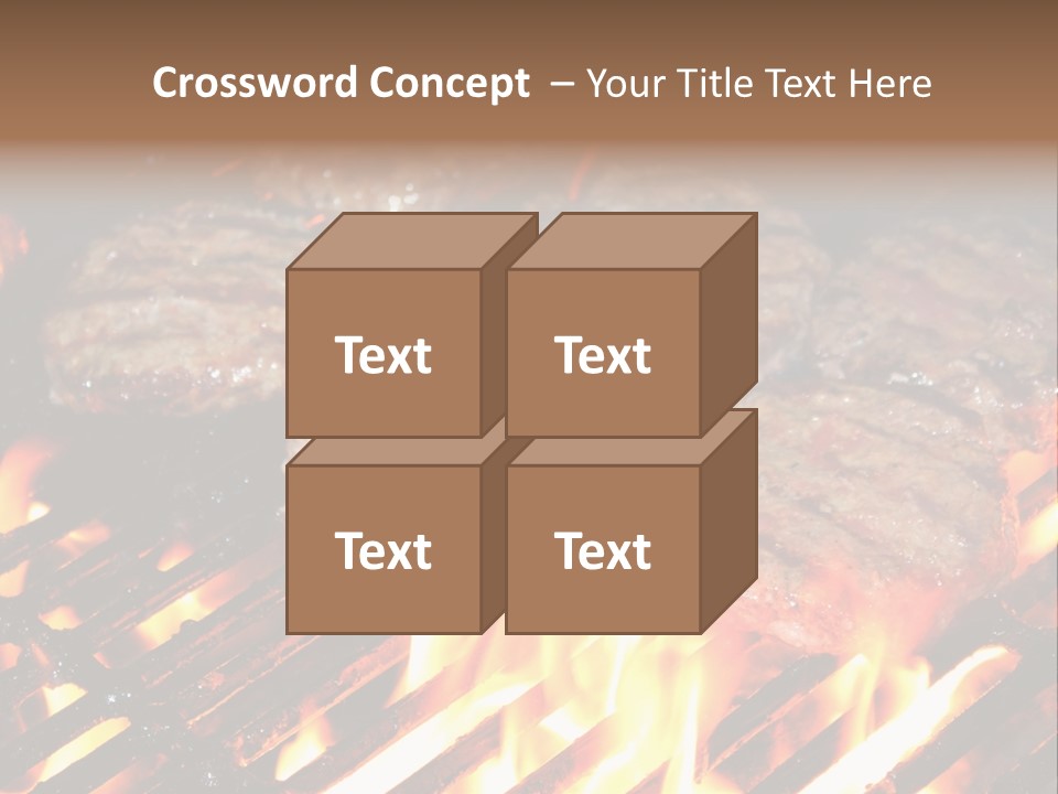 Grid Metal Smoke PowerPoint Template