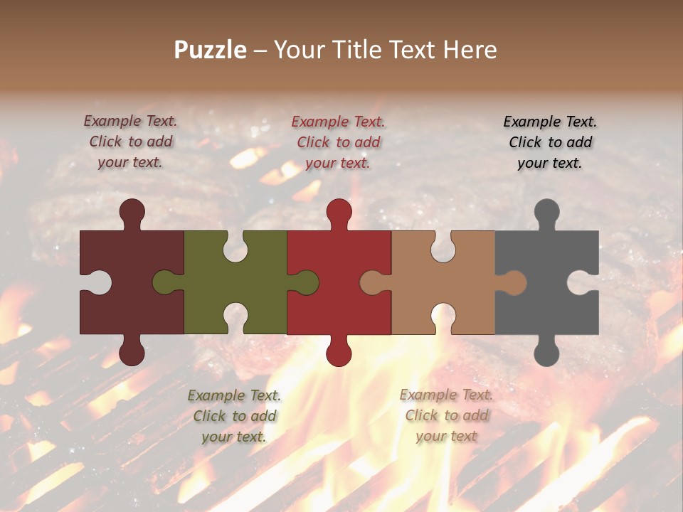 Grid Metal Smoke PowerPoint Template