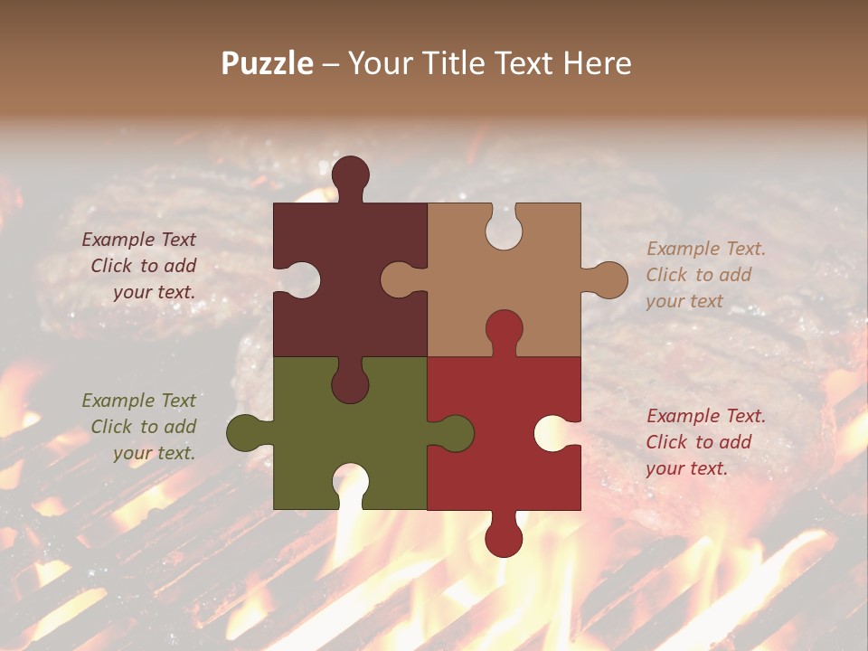 Grid Metal Smoke PowerPoint Template