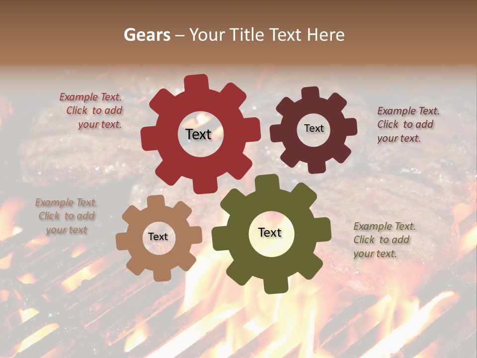 Grid Metal Smoke PowerPoint Template