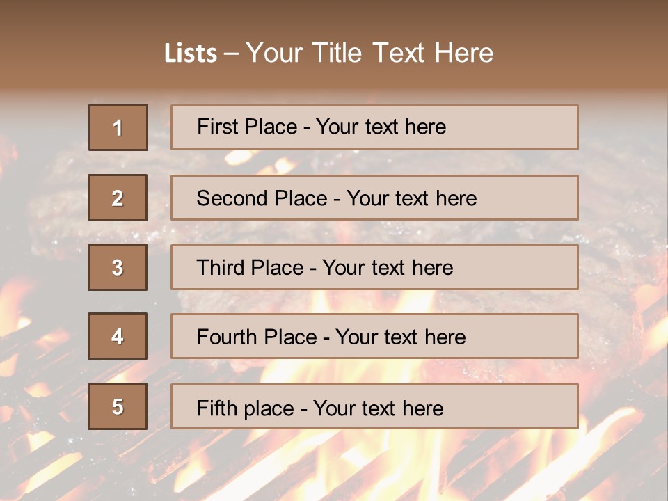 Grid Metal Smoke PowerPoint Template