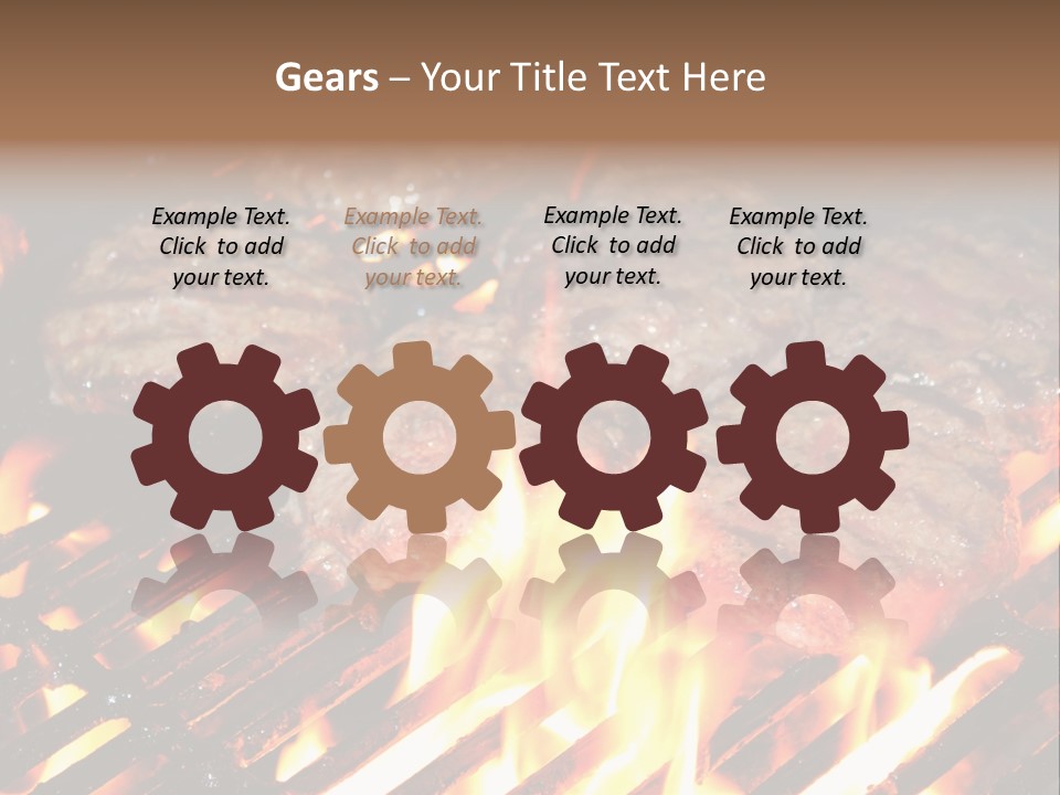 Grid Metal Smoke PowerPoint Template