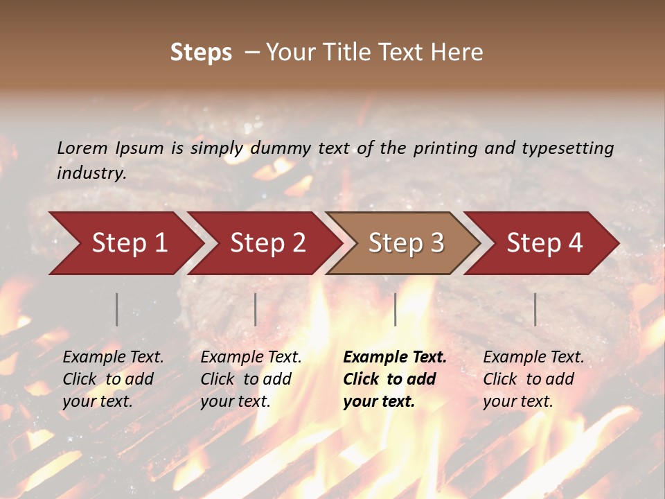Grid Metal Smoke PowerPoint Template