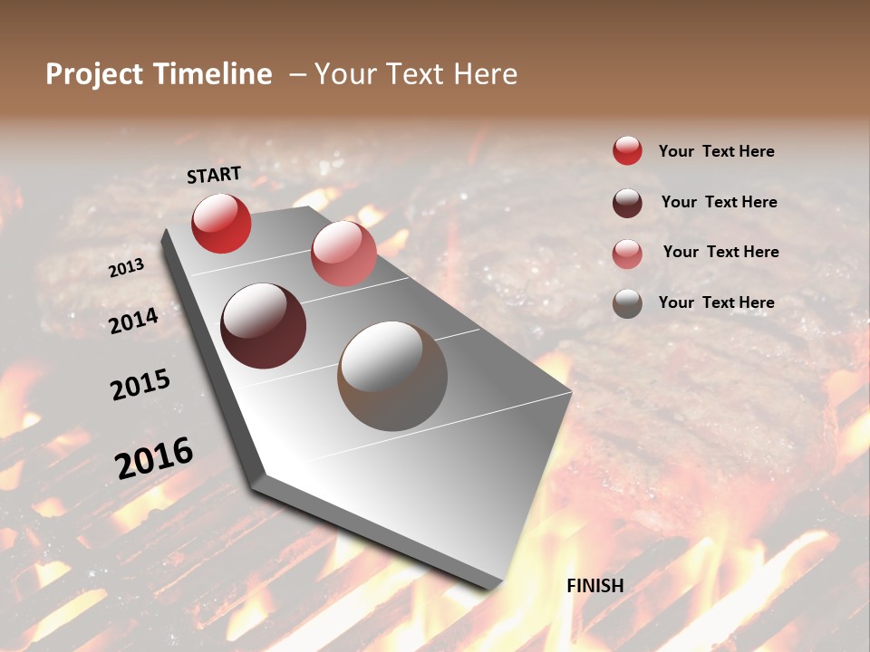 Grid Metal Smoke PowerPoint Template