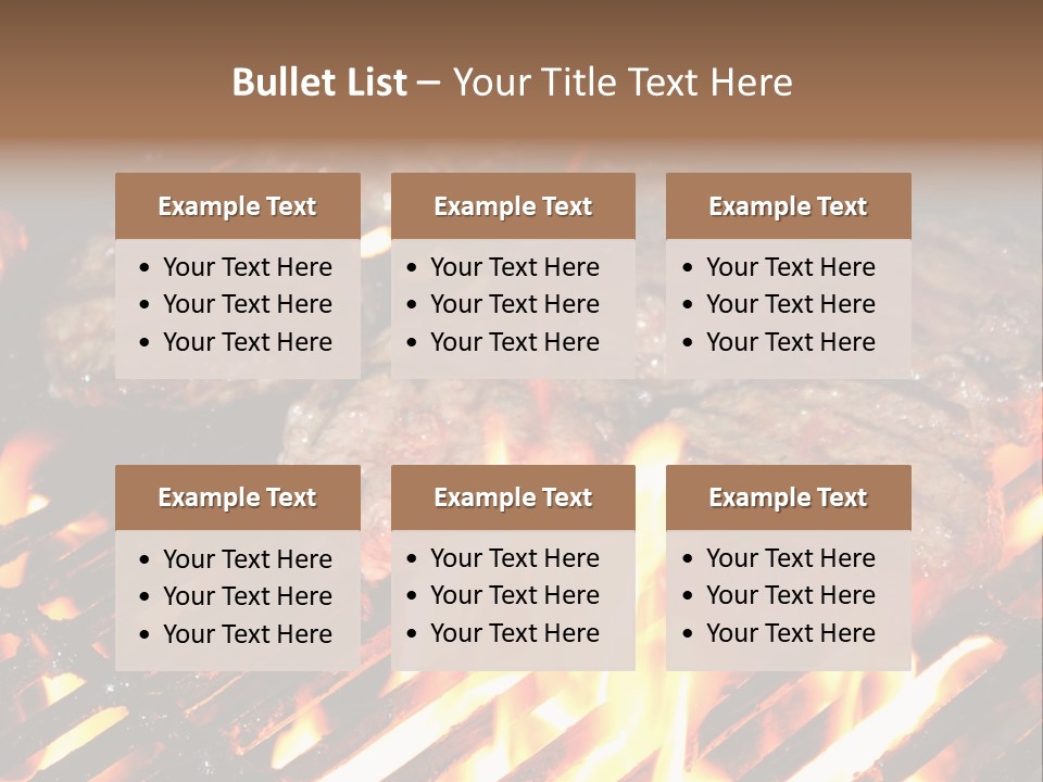Grid Metal Smoke PowerPoint Template