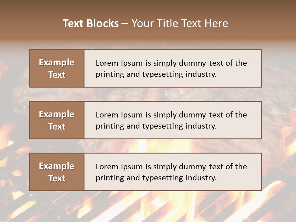 Grid Metal Smoke PowerPoint Template