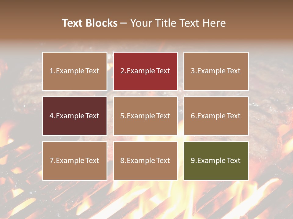 Grid Metal Smoke PowerPoint Template