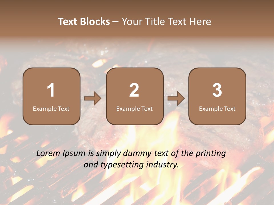 Grid Metal Smoke PowerPoint Template