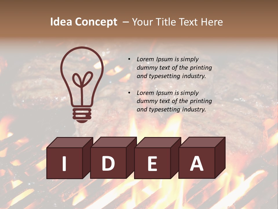 Grid Metal Smoke PowerPoint Template