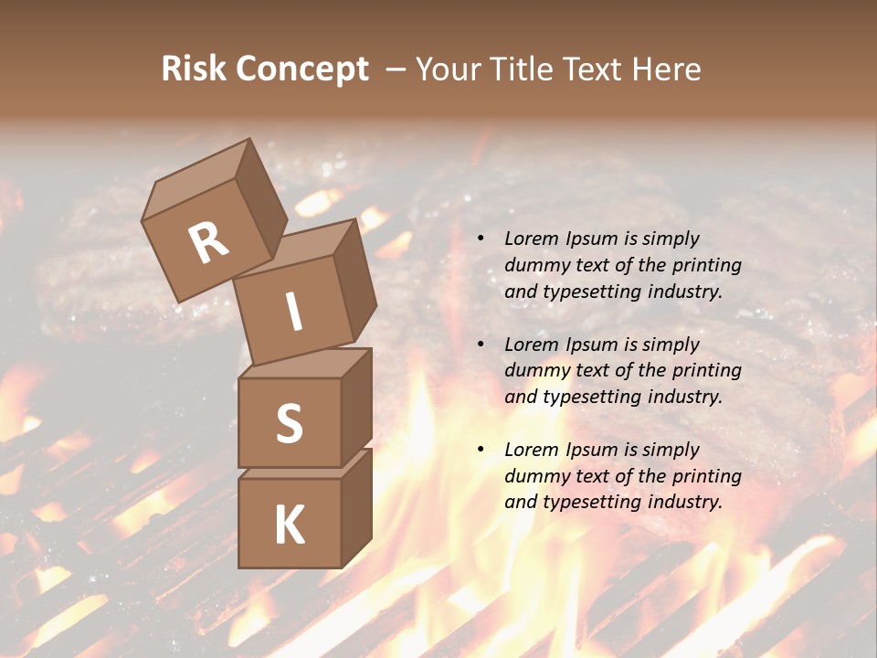 Grid Metal Smoke PowerPoint Template