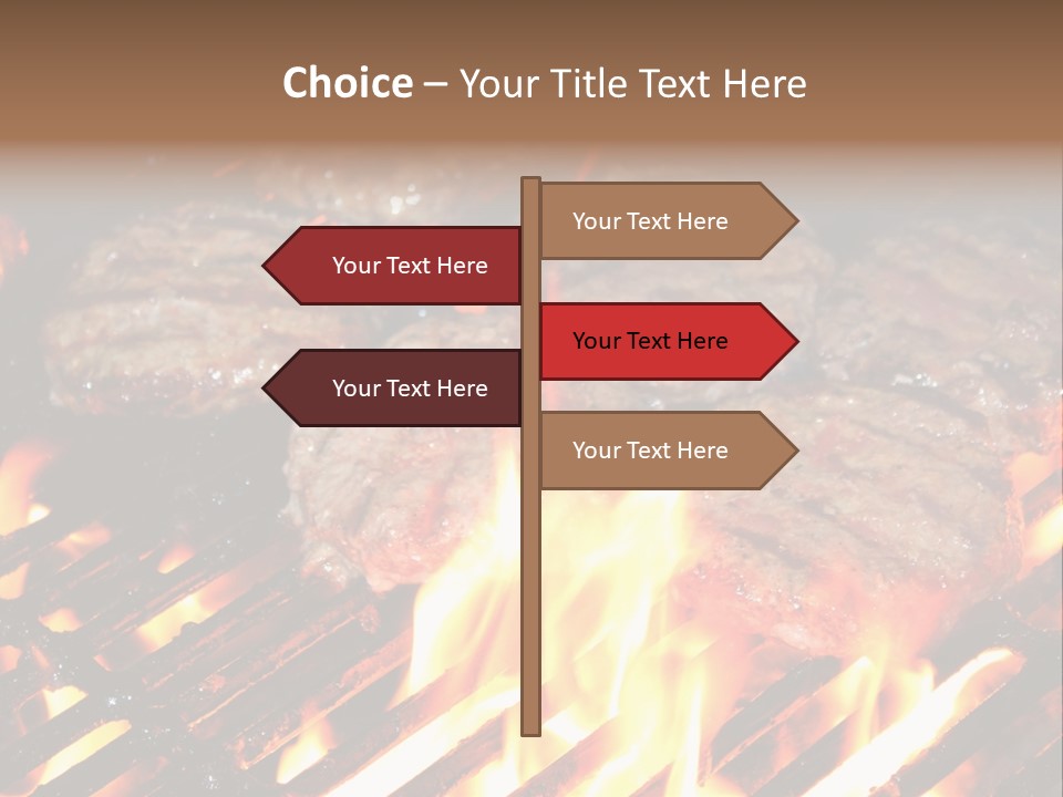 Grid Metal Smoke PowerPoint Template