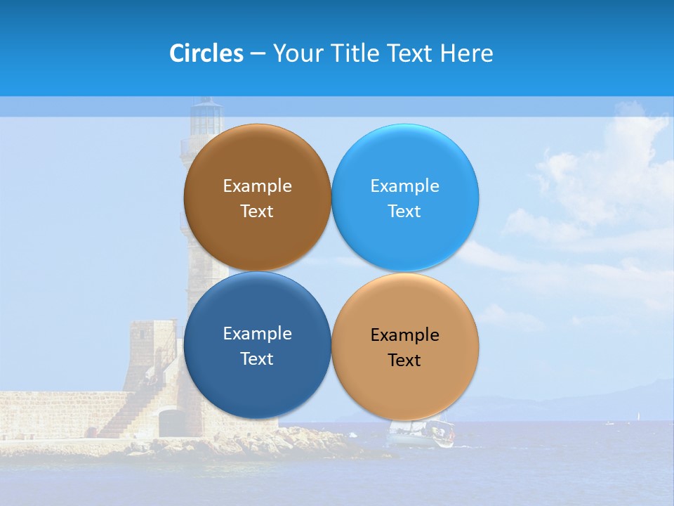 Summer Pier Stone PowerPoint Template