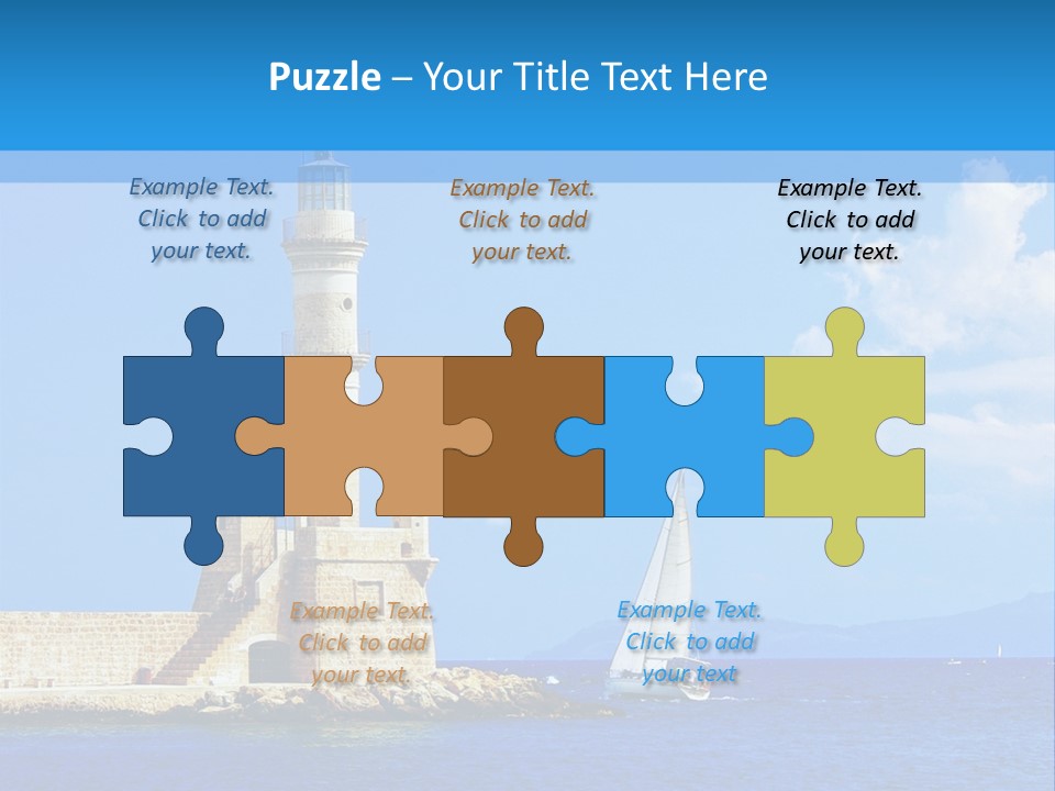 Summer Pier Stone PowerPoint Template