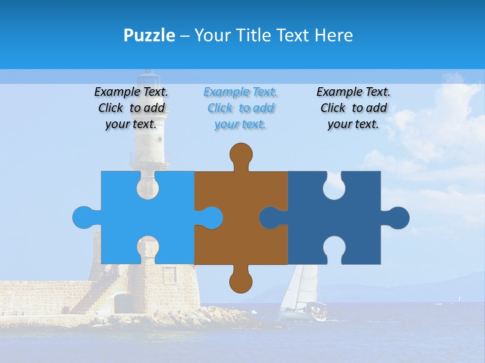 Summer Pier Stone PowerPoint Template