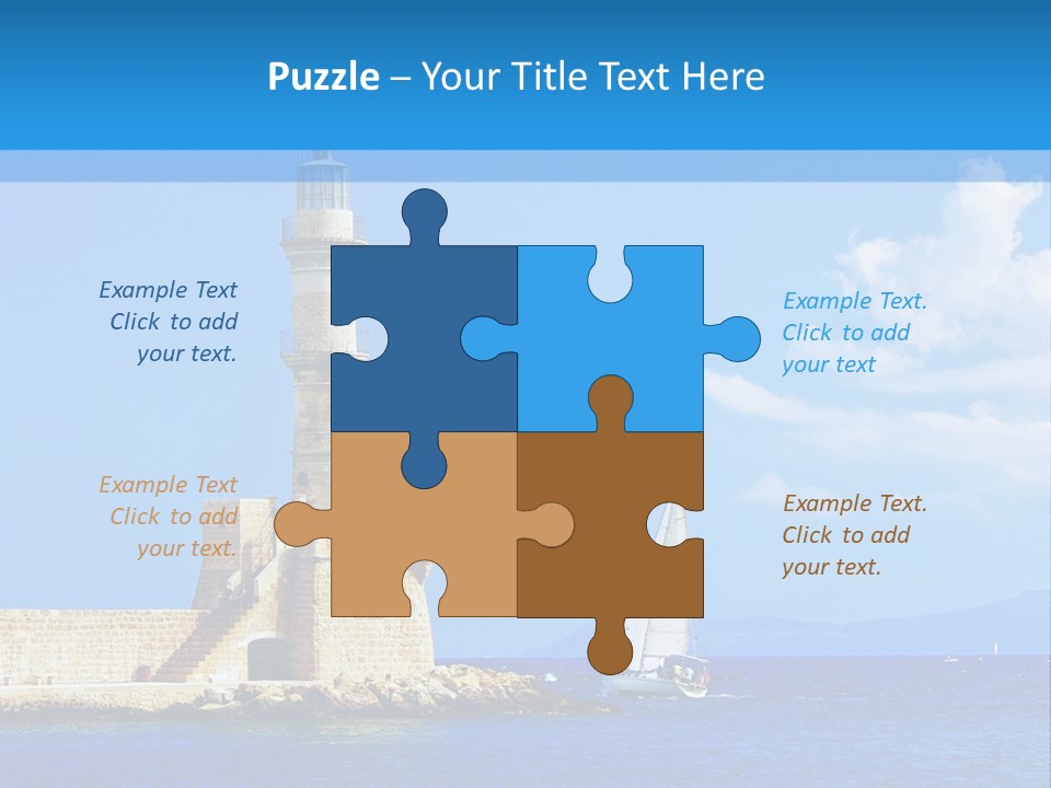 Summer Pier Stone PowerPoint Template