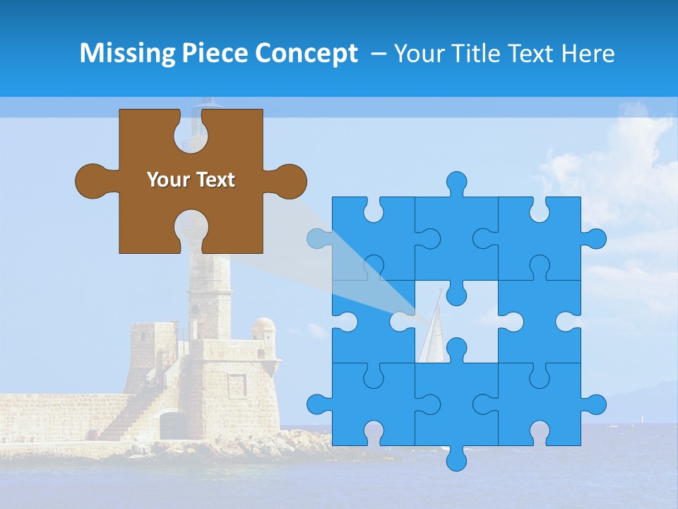 Summer Pier Stone PowerPoint Template