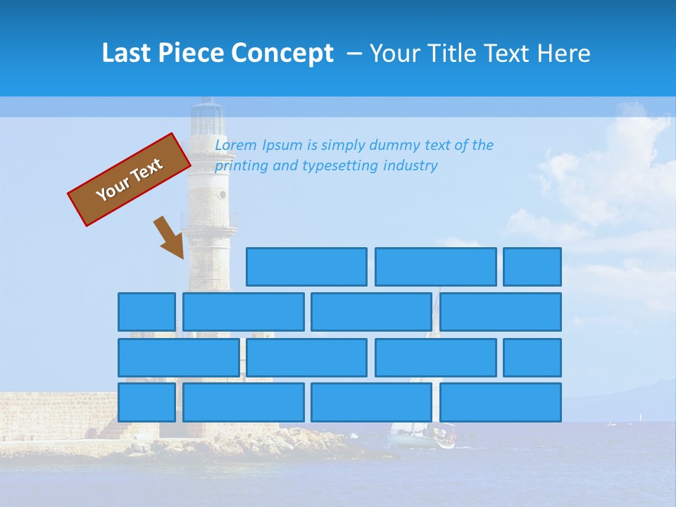Summer Pier Stone PowerPoint Template