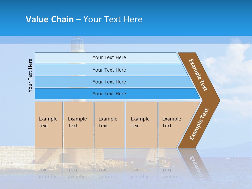 Summer Pier Stone PowerPoint Template