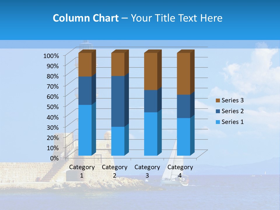 Summer Pier Stone PowerPoint Template