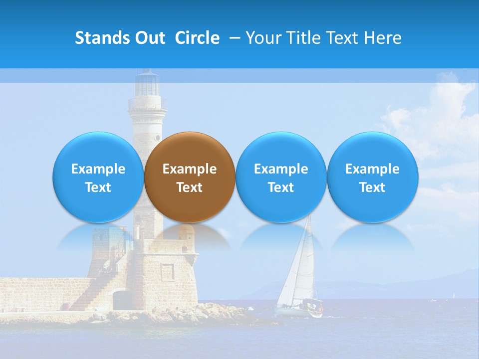 Summer Pier Stone PowerPoint Template