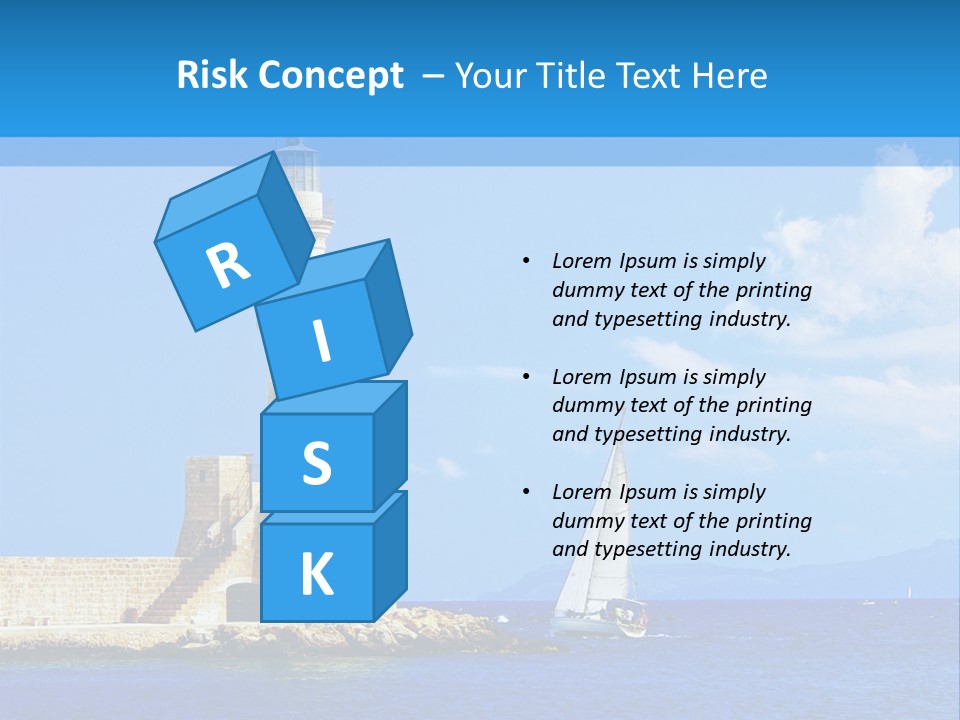 Summer Pier Stone PowerPoint Template