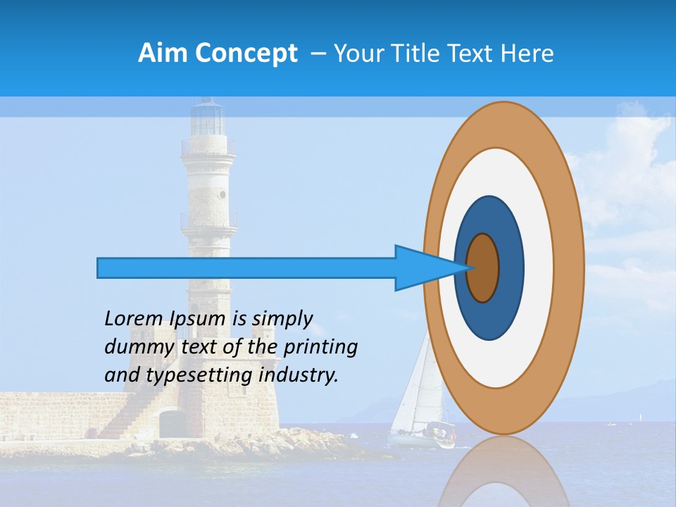 Summer Pier Stone PowerPoint Template