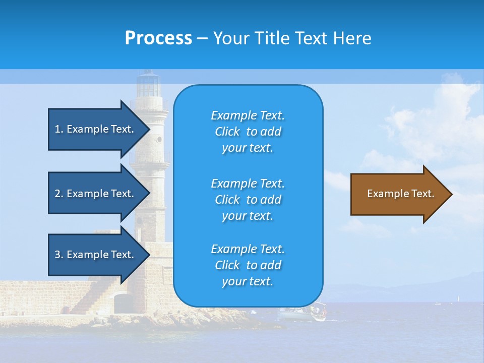Summer Pier Stone PowerPoint Template
