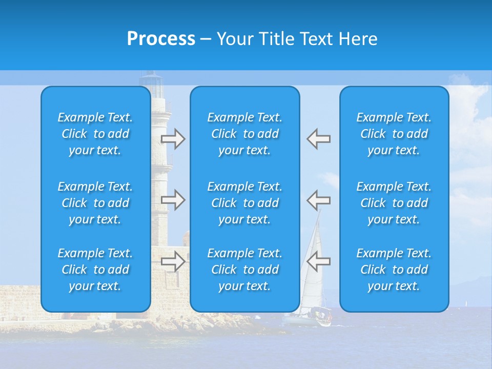Summer Pier Stone PowerPoint Template