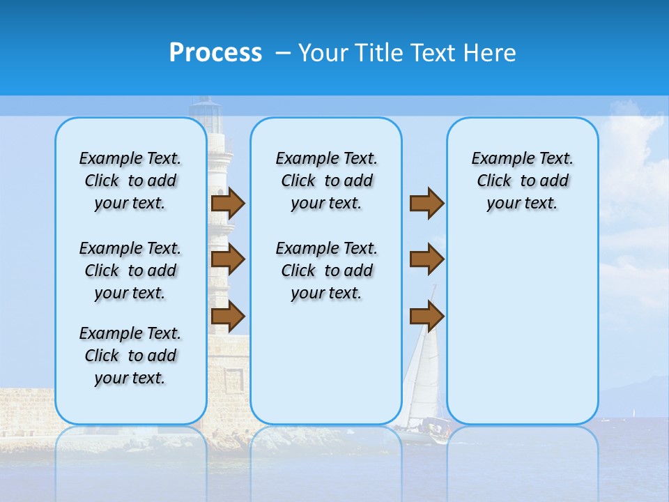 Summer Pier Stone PowerPoint Template
